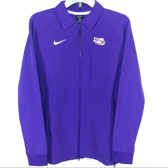 Nike LSU Team Sideline Therma Mid Weight Jacket Md - Picture 9 of 10